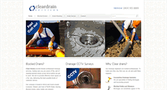 Desktop Screenshot of cleardrainservices.co.uk