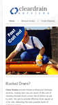 Mobile Screenshot of cleardrainservices.co.uk